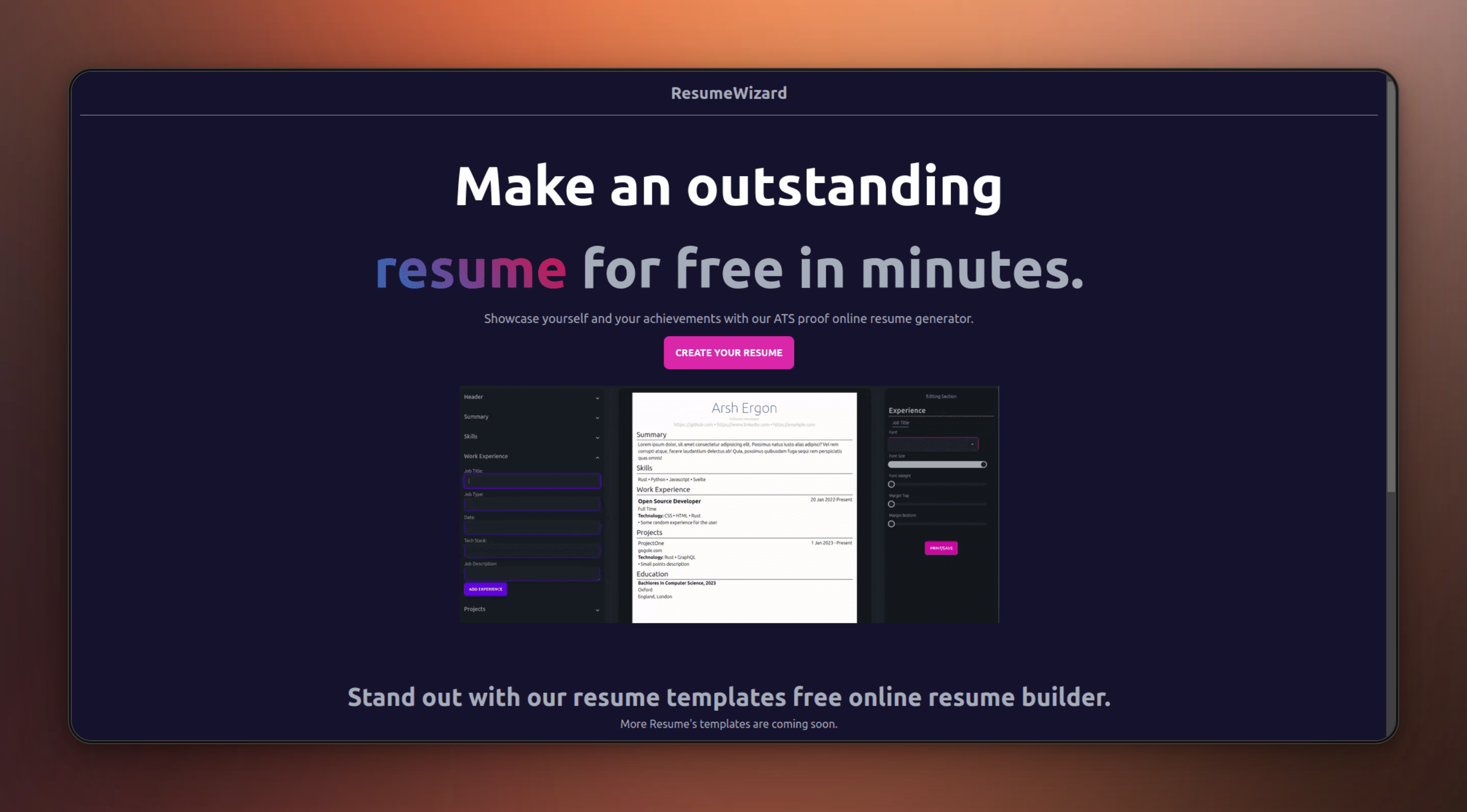 ResumeWizard